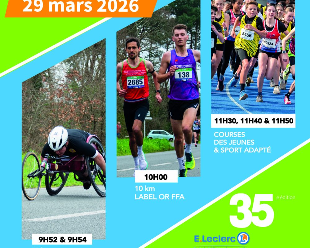 Record personnel explosé sur 10 km pour Bérenger CHAUVIN à St MEDARD en JALLES !!!!