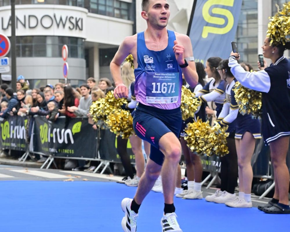 Performance XXL pour Bérenger CHAUVIN au semi- marathon international de Boulogne Billancourt !
