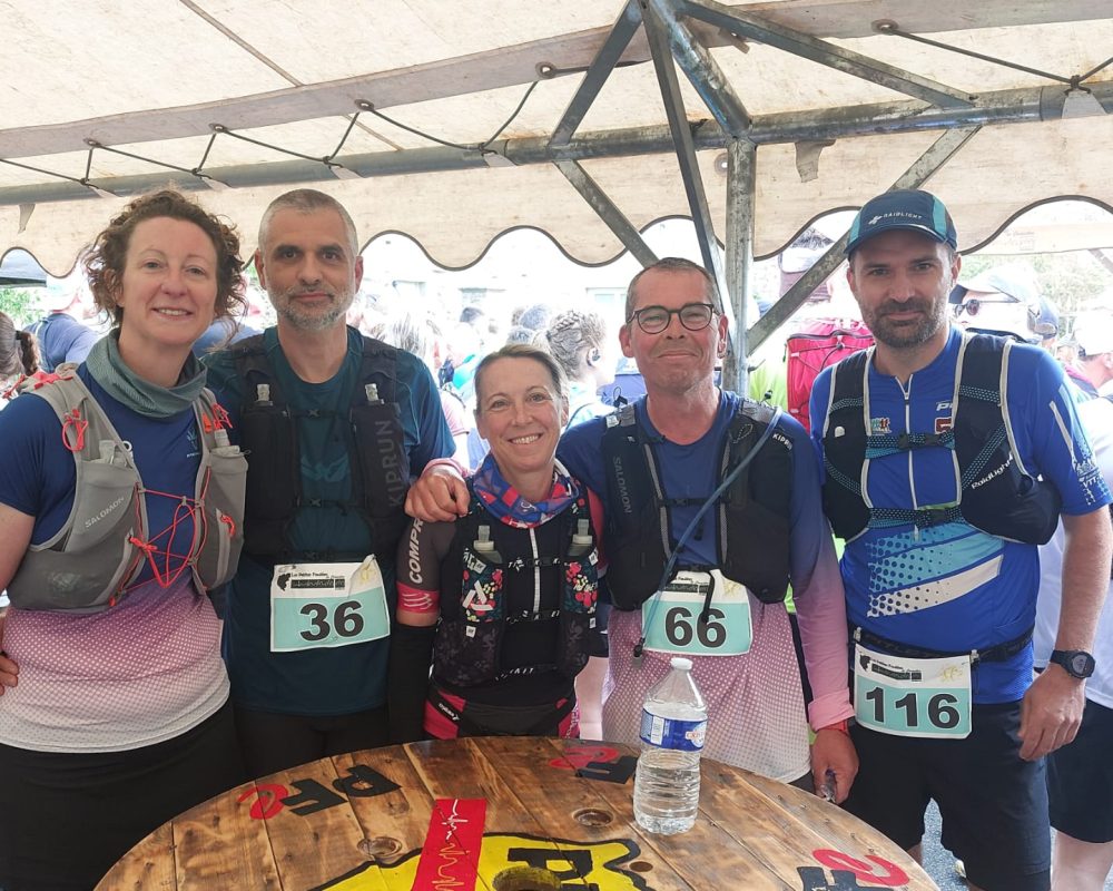 Le groupe LOISIRS/SLA au TRAIL des foulées de caractère à  CHAILLAND !