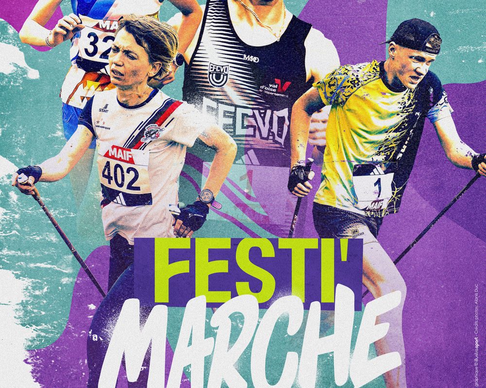 Sacha MORIN 5ème en Junior dans le cadre du Critérium National  de marche sur route à Verneuil sur Seine !