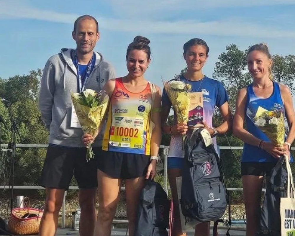 Belle victoire de la senior Camille LEON sur le 10km de l&rsquo;île de CHALONNES sur LOIRE !