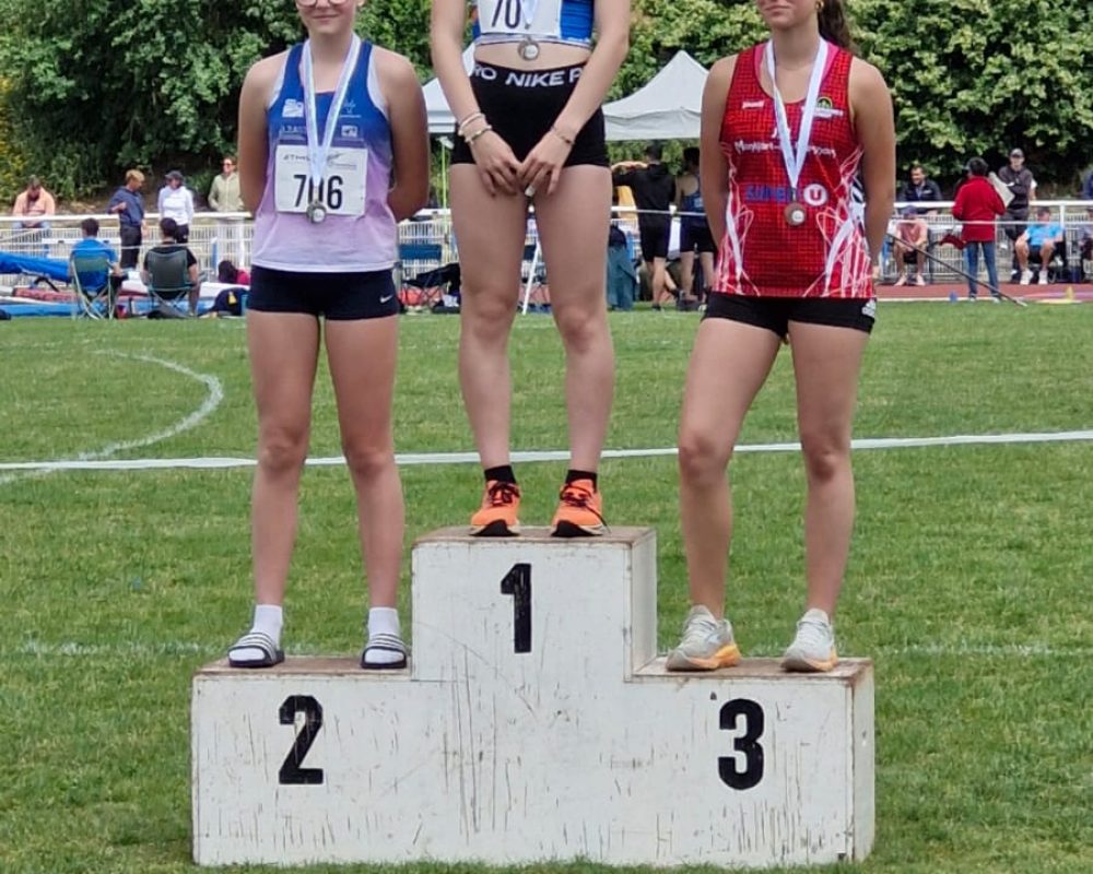 Manon MORVAN vice championne régionale d’Heptathlon minime !