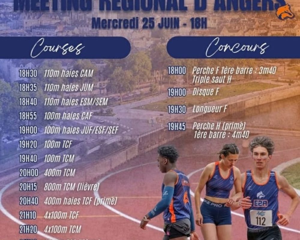 Record départemental battu 2 fois dans la même semaine pour la junior Cassandre BOUVET à ANGERS  mercredi et  COSSE LE VIVIEN ce vendredi !!!!