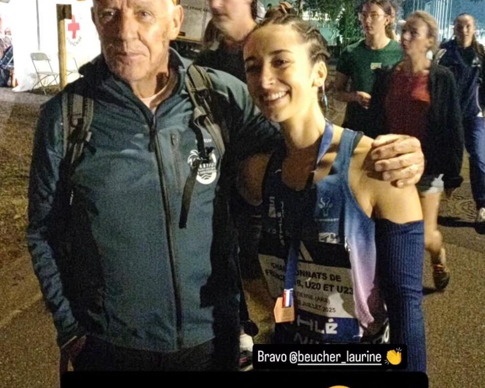 Laurine BEUCHER médaille de bronze aux Championnats de France Espoir sur 1500m !!!!!!!