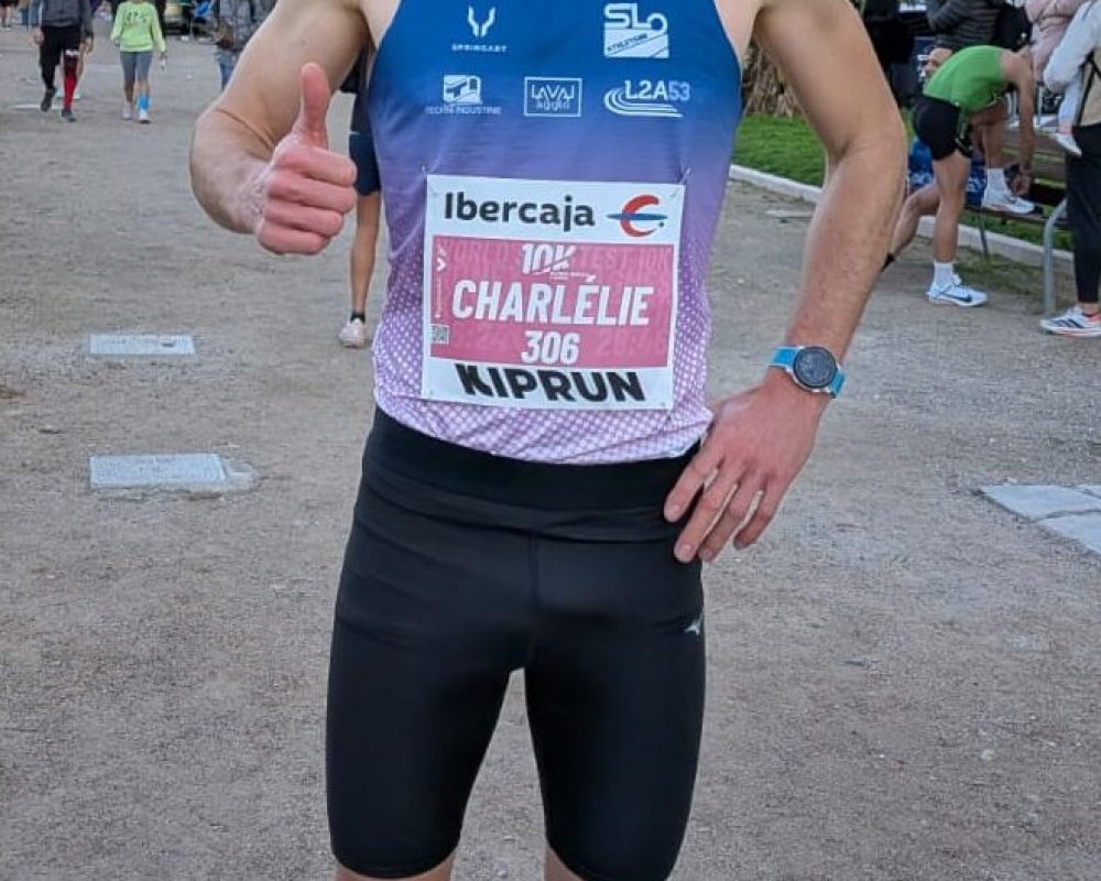 Charlélie APRIL vainqueur du 47ème Semi-marathon de LAVAL !