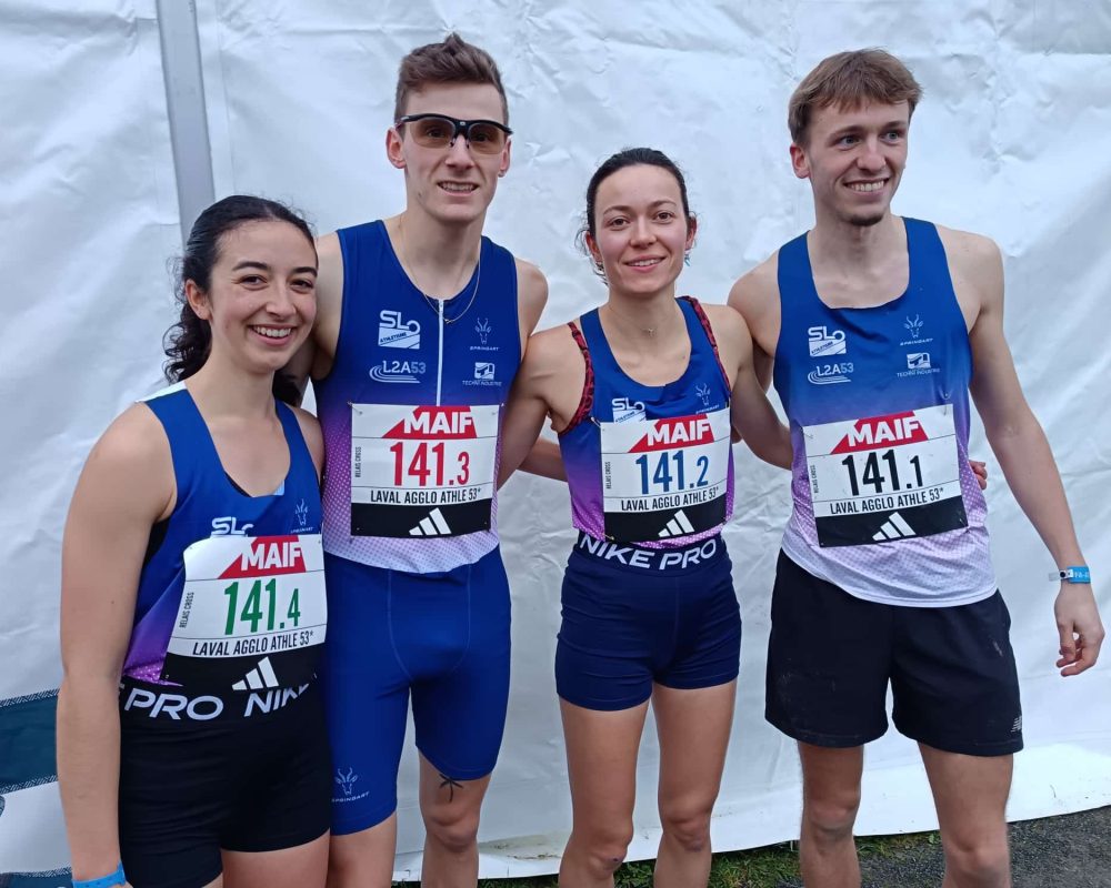 L&rsquo;équipe du L2A53 de Relais Mixte à 14 secondes du Podium des FRANCE !!!!