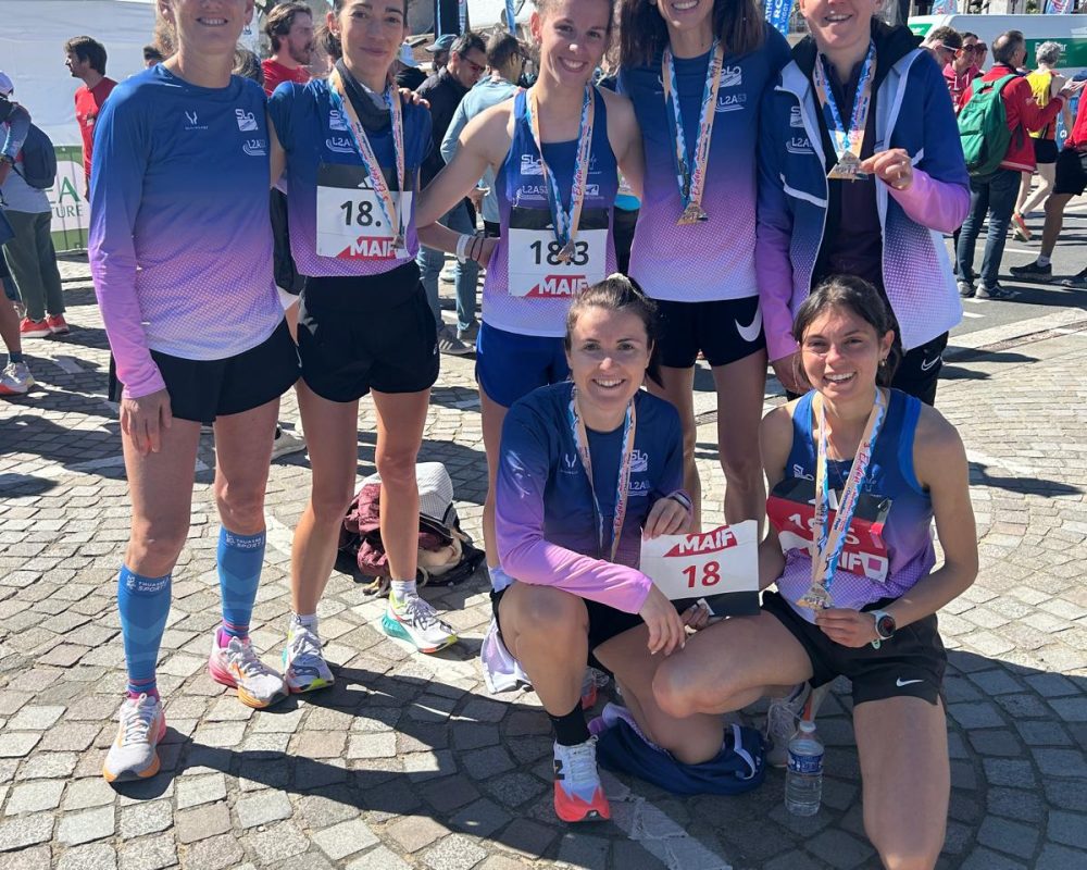 L&rsquo;équipe féminine du L2A53/SLA finaliste au Championnat de FRANCE d&rsquo;EKIDEN à
