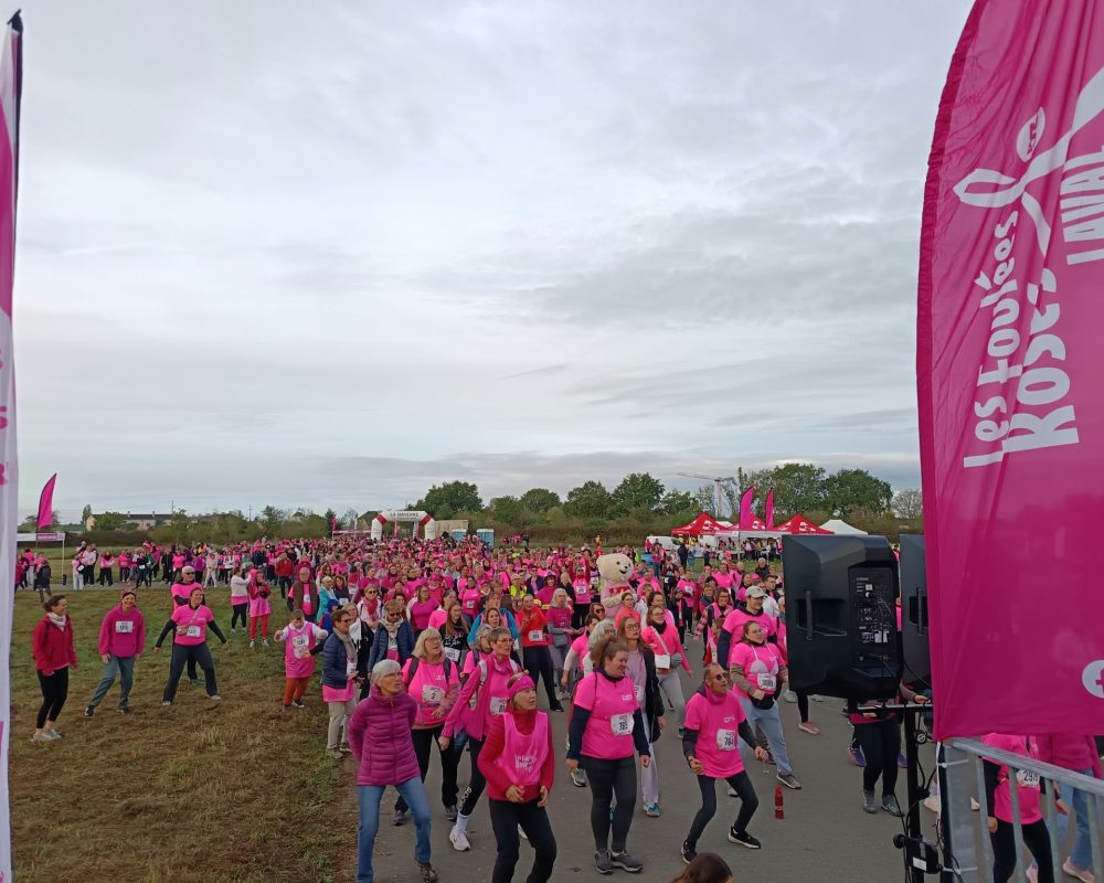 Le L2A53/Stade Lavallois Athlétisme au coeur du projet OCTOBRE ROSE sur l&rsquo;Espace Mayenne à LAVAL !