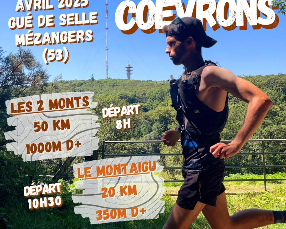 Thierry RIPOCHE sur le podium du TRAIL Nature des COEVRONS !